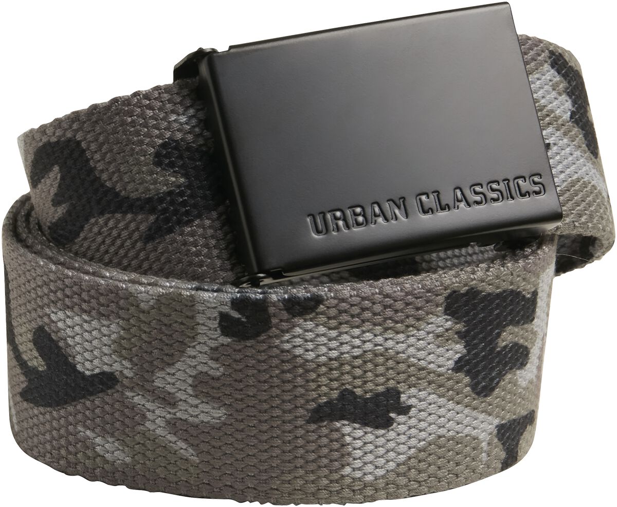 Urban Classics Canvas Belt Gürtel graucamo von Urban Classics