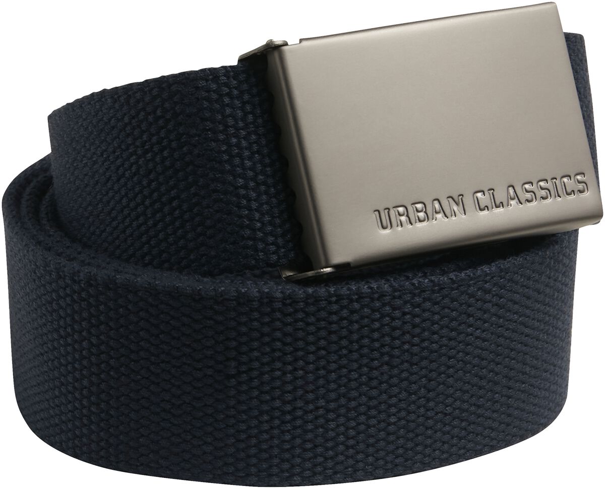 Urban Classics Canvas Belt Gürtel navy von Urban Classics