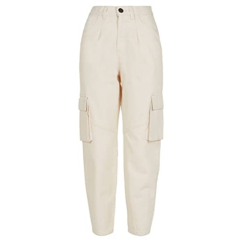 Urban Classics Cargo Femme Ballon Fit Twill, Blanc, 28 Urban Classics Cargo Femme Ballon Fit Twill, Blanc, 28 von Urban Classics