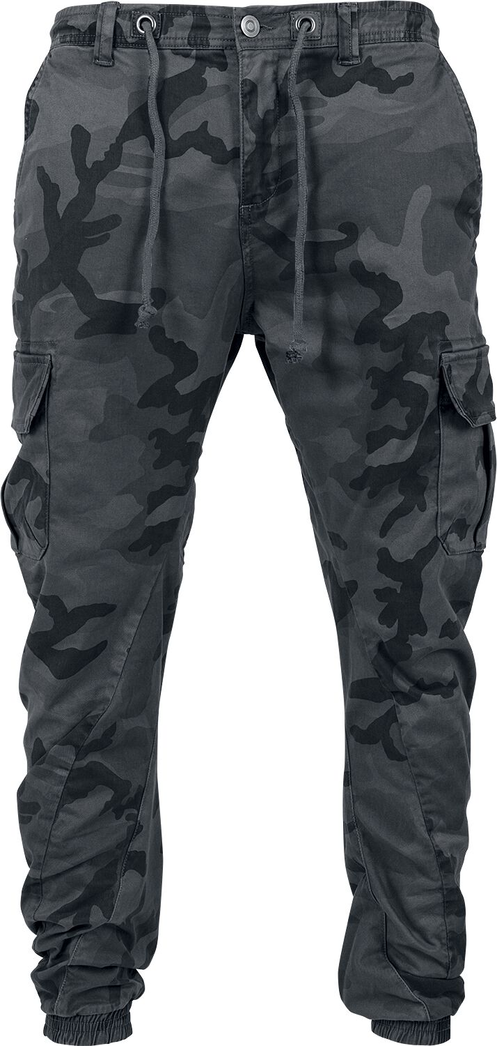 Urban Classics Cargo Jogging Pants Trainingshose darkcamo in S von Urban Classics