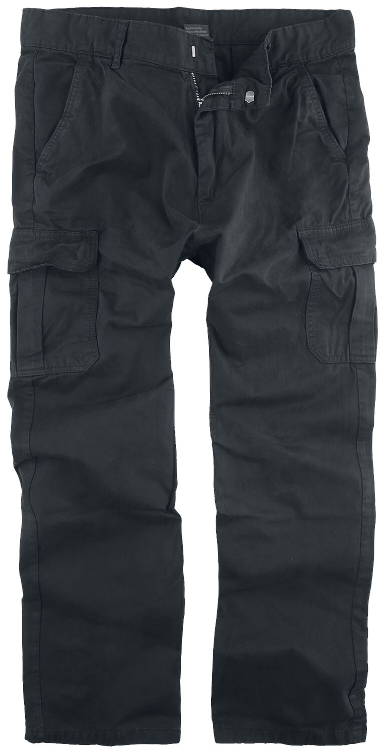 Urban Classics Cargohose - Straight Leg Cargo Pants - W28L30 bis W40L34 - für Männer - Größe W40L34 - schwarz von Urban Classics