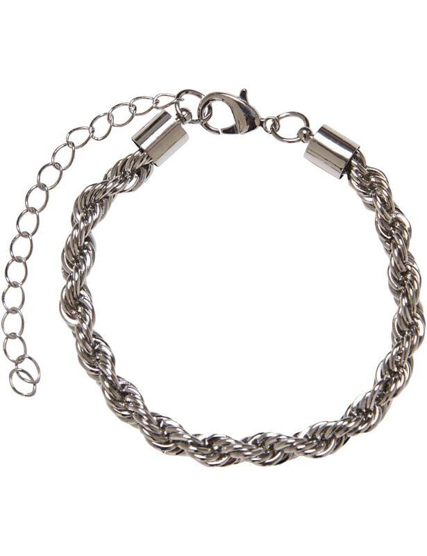 Urban Classics Charon Intertwine Bracelet Armband silberfarben von Urban Classics