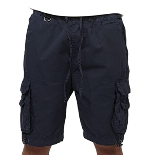 Urban Classics Damen, Double Pocket Cargo Shorts Cargos, Navy, L von Urban Classics