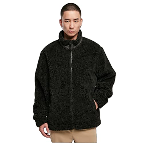 Urban Classics Damen TB5901-Basic Sherpa Jacket Jacke, Black, 3XL von Urban Classics