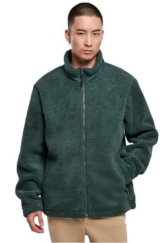 Urban Classics Herren Jacke Basic Sherpa Jacket bottlegreen M von Urban Classics