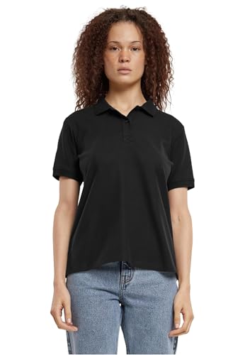Urban Classics Damen T-Shirt Ladies Polo Shirt, Polo Shirt für Frauen, Kurzarm, versteckte Knopfleiste, Größen XS-5XL Urban Classics Damen T-Shirt Ladies Polo Shirt, Polo Shirt für Frauen, Kurzarm, versteckte Knopfleiste, Größen XS-5XL von Urban Classics
