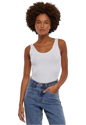 Urban Classics Damen Body Ladies Organic Tank Body, Tank Body für Frauen, Bio-Baumwolle, mit Trägern white, S Urban Classics Damen Body Ladies Organic Tank Body, Tank Body für Frauen, Bio-Baumwolle, mit Trägern white, S von Urban Classics
