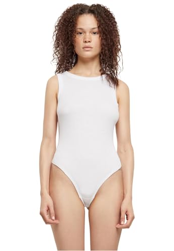 Urban Classics Damen Body Ladies Rib Tank Body 2-Pack, 2er Pack gerippter Tank Body für Frauen, white+white, XXL von Urban Classics