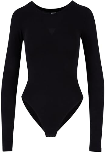 Urban Classics Damen TB6120-Ladies Stretch Jersey Longsleeve Body T-Shirt, Black, 4XL von Urban Classics