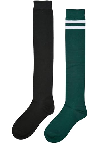 Urban Classics Damen Damer College 2-pack Socken, black/jasper, 39-42 EU von Urban Classics