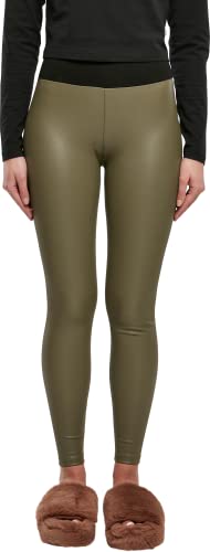 Urban Classics Damen-Leggings aus Kunstleder mit hoher Taille von Urban Classics