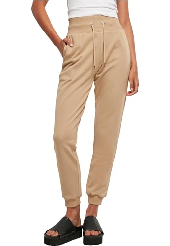 Urban Classics Damen Hose Ladies Organic High Waist Sweat Pants unionbeige 4XL von Urban Classics