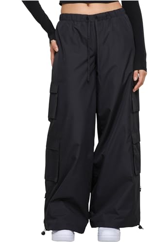 Urban Classics Damen TB6100-Ladies Ripstop Double Cargo Pants Hose, Black, S von Urban Classics