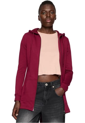 Urban Classics Damen Tb1075 Cardigan Sweater, Burgundy, S EU von Urban Classics