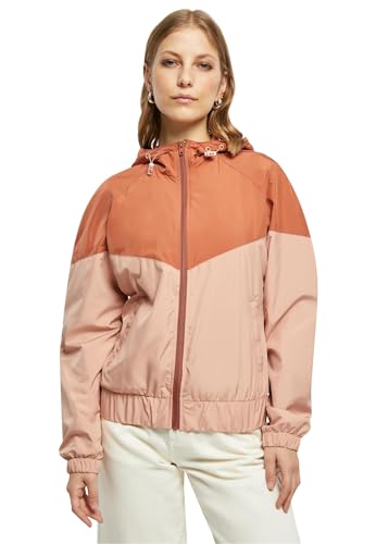 Urban Classics Damen TB3638-Ladies Arrow Windbreaker Jacke, Terracotta/Amber, 4XL von Urban Classics