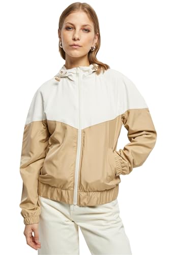 Urban Classics Damen Jacke Ladies Arrow Windbreaker whitesand/unionbeige 3XL von Urban Classics