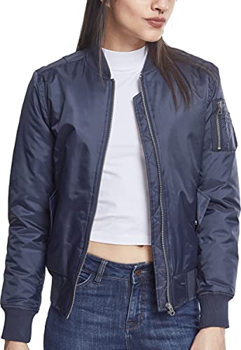 Urban Classics Damen Basic voor dames Bomberjacke, Navy, XS EU von Urban Classics