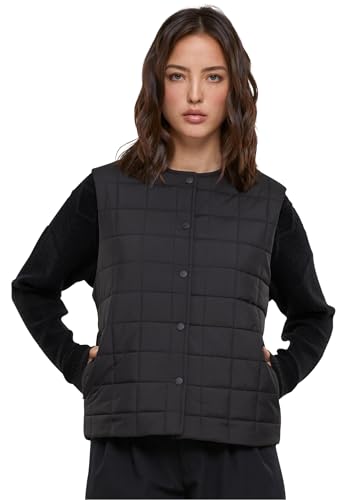 Urban Classics Damen TB6149-Ladies Liner Vest Jacke, Black, XL von Urban Classics