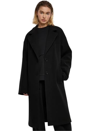 Urban Classics Damen TB6073-Ladies Oversized Long Coat Jacke, Black, 3XL von Urban Classics