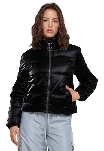 Urban Classics Damen TB6146-Ladies Shark Skin Puffer Jacket Jacke, Black, 5XL von Urban Classics