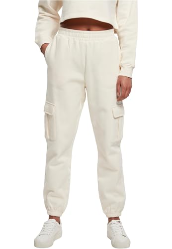 Urban Classics Damen Jogginghose Ladies High Waits Cargo Sweat Pants whitesand XL von Urban Classics