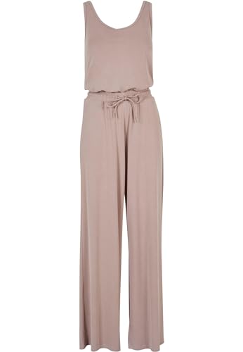 Urban Classics Damen Jumpsuit Ladies Long Sleevless Modal Jumpsuit duskrose 3XL von Urban Classics