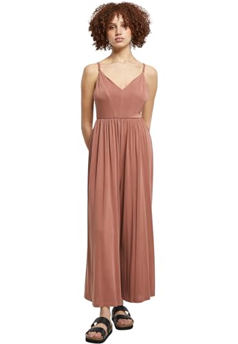 Urban Classics Damen Jumpsuit Ladies Modal Spaghetti Jumpsuit terracotta 5XL von Urban Classics