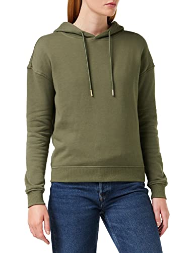 Urban Classics Damen Ladies Hoody Kapuzenpullover, Olive, L EU von Urban Classics