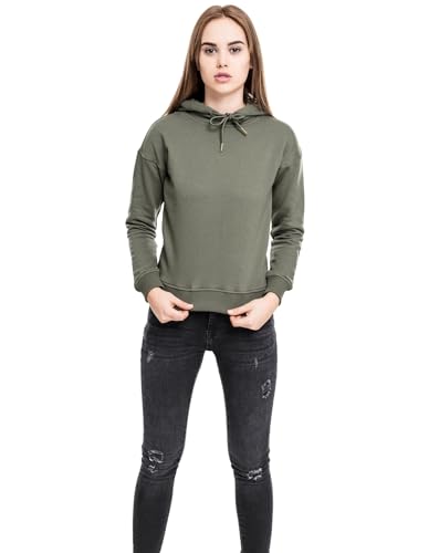 Urban Classics Damen Ladies Hoody Kapuzenpullover, Olive, S EU von Urban Classics