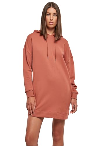 Urban Classics Damen TB4094-Ladies Organic Oversized Terry Hoody Dress Kleid, Terracotta, XXL von Urban Classics