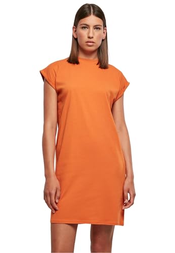 Urban Classics Damen Kleid Ladies Turtle Extended Shoulder Dress vintageorange M von Urban Classics