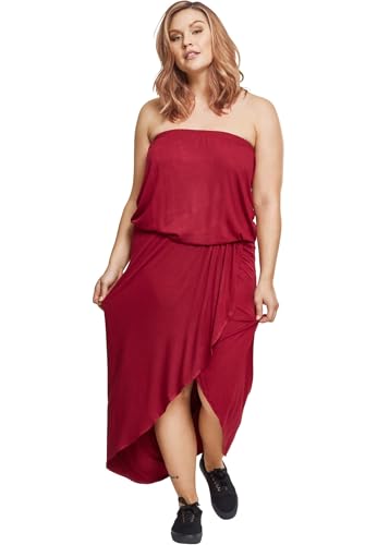 Urban Classics Damen Kleid, Burgundy, M von Urban Classics