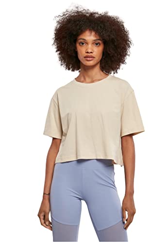 Urban Classics Damen Korte Oversized T-Shirt voor Dames T Shirt, Beige, 3XL EU von Urban Classics