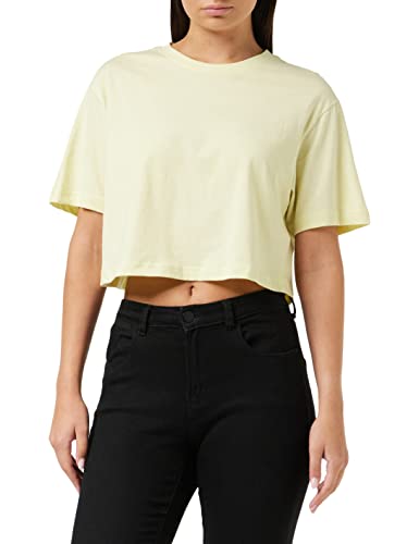 Urban Classics Damen Korte oversized T-shirt voor dames T Shirt, Softyellow, XS EU von Urban Classics