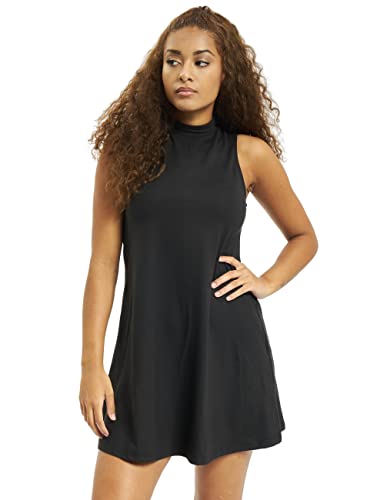 Urban Classics Damen Ladies A-Line Turtleneck Dress Kleid, Black, 3XL von Urban Classics