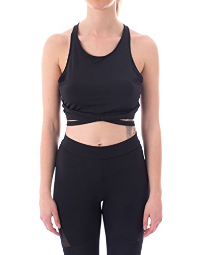 Urban Classics Damen TB2036-Ladies Active Fashion Bra Sport-BH, Schwarz (Black 00007), X-Large (Herstellergröße: XL) von Urban Classics