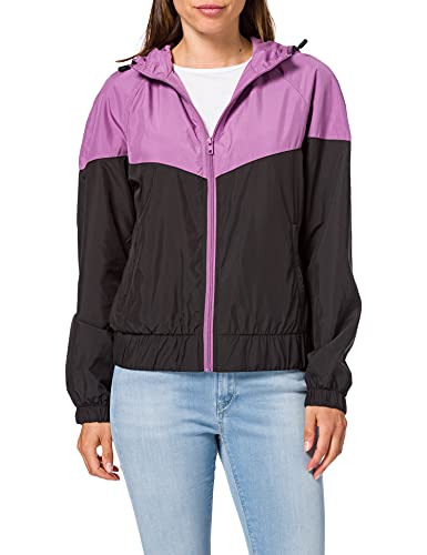 Urban Classics Damen TB3638-Ladies Arrow Windbreaker Jacke, duskviolet/Black, S von Urban Classics