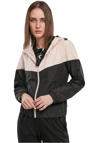 Urban Classics Damen TB3638-Ladies Arrow Windbreaker Windjacke, lightpink/Black, 3XL von Urban Classics