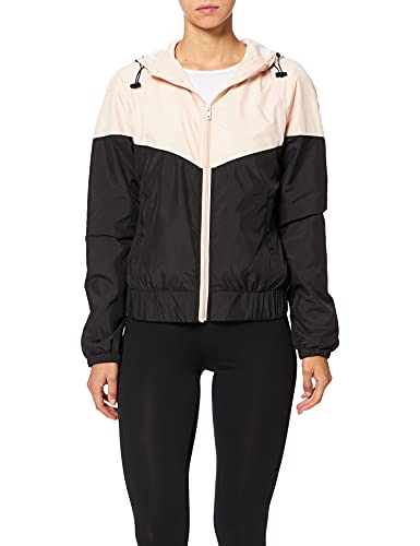 Urban Classics Damen TB3638-Ladies Arrow Windbreaker Windjacke, lightpink/Black, L von Urban Classics