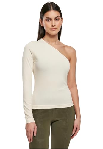 Urban Classics Damen Ladies Asymmetric Longsleeve whitesand, 4XL von Urban Classics