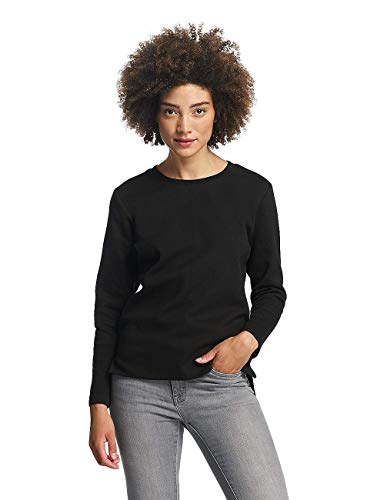 Urban Classics Damen TB1671-Ladies Athletic Interlock Crewneck Pullover, Schwarz (Black 7), Small von Urban Classics