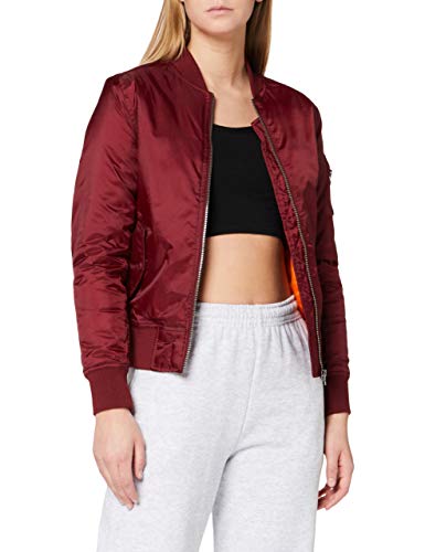 Urban Classics Damen Basic Jacket voor dames Bomberjacke, Burgundy, S EU von Urban Classics