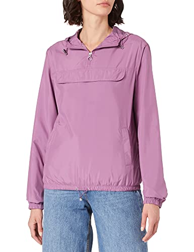 Urban Classics Damen Ladies Basic Pull Over Jacket Windjacke, duskviolet, 5XL von Urban Classics