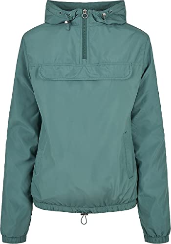 Urban Classics Damen Ladies Basic Pull Over Jacket Windjacke, paleleaf, XS von Urban Classics