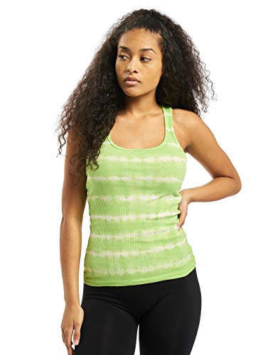 Urban Classics Damen Ladies Batik Tanktop Sport Tank Top, Mehrfarbig (Wht/LGR 00391), Large von Urban Classics