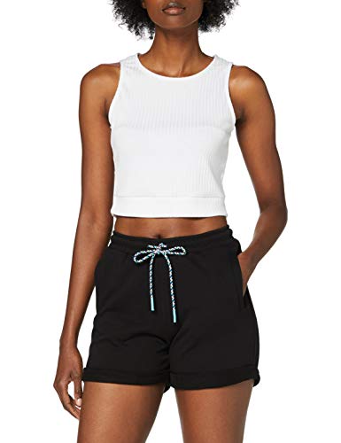Urban Classics Ladies Beach Terry Shorts Black S von Urban Classics