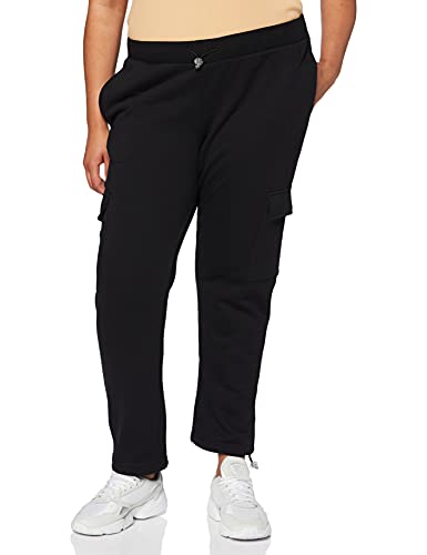 Urban Classics Damen Ladies Cargo Terry Pants Freizeithose, Black, S von Urban Classics