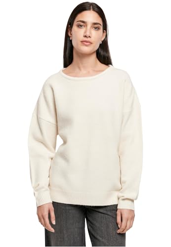 Urban Classics Damen Ladies Chunky Fluffy Sweater Sweatshirt, whitesand, 4XL von Urban Classics