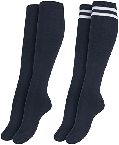 Urban Classics Damen Ladies College 2-Pack Socken, Navy, 35-38 von Urban Classics