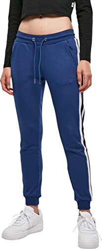 Urban Classics Damen Ladies College Contrast Sweatpants Pants, spaceblue/White/Black, 3XL von Urban Classics